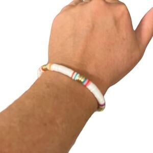 Andrew Christian Beach Bracelet White One Size Fits All